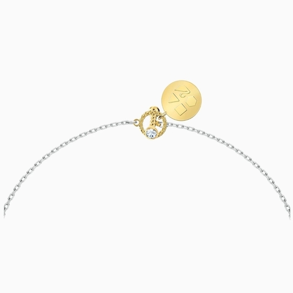 Swarovski Crystal Zodiac Gemini Silver Necklace - Picture 7 of 8